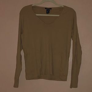 GAP Long Sleeved V-Neck Tee